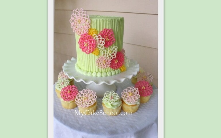 Elegant Springtime flowers in Chocolate! In this free cake video, learn to create beautiful flowers with candy coating! My Cake School