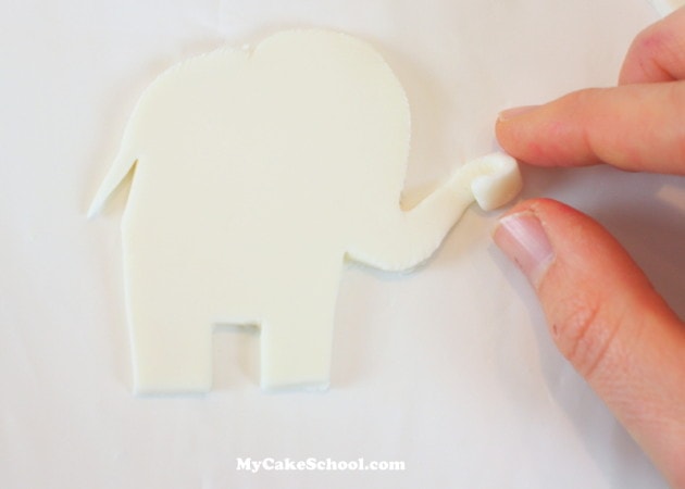 Love You Bunches! Sweet Elephant Cake {free} Tutorial by MyCakeSchool.com! Online Cake Decorating Tutorials & Recipes! 