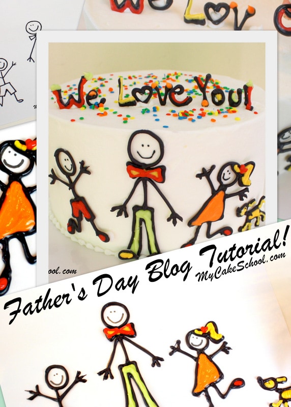 CUTE Father's Day Blog Tutorial by MyCakeSchool.com!