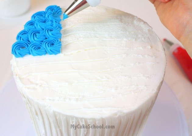 Fourth of July Cake & Cupcake Design Ideas! Free Tutorial by MyCakeSchool.com.
