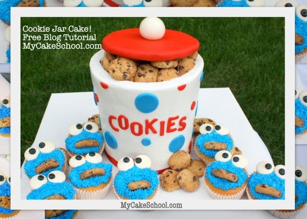 Cookie Monster Cake (with picture tutorial!)