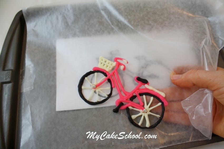 Adorable Bicycle and Balloons Cake! Free cake decorating tutorial by MyCakeSchool.com! Online cake classes & recipes!