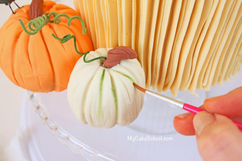 How to make pumpkins for cakes! MyCakeSchool.com