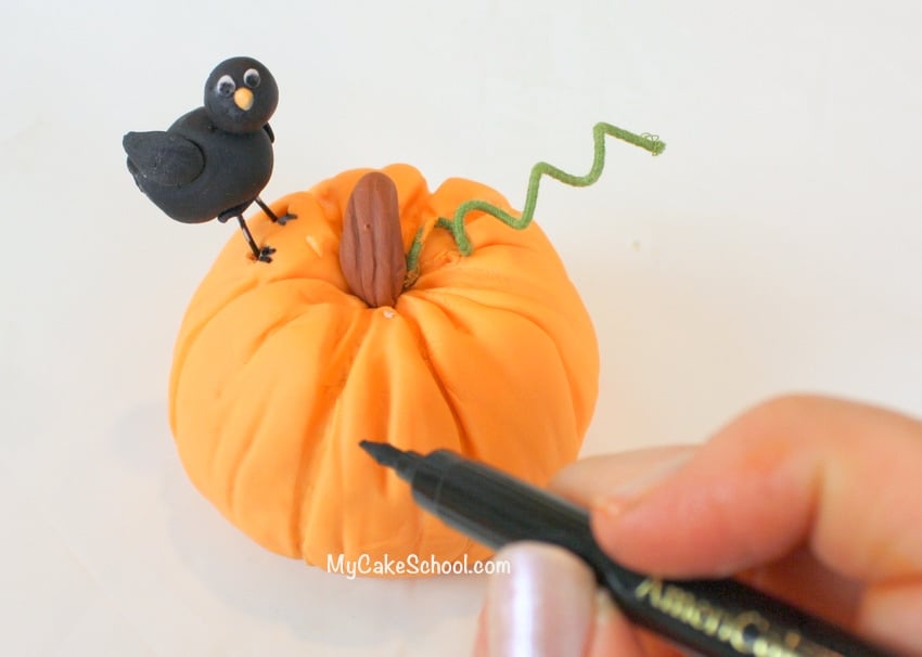 How to make pumpkins for cakes! MyCakeSchool.com