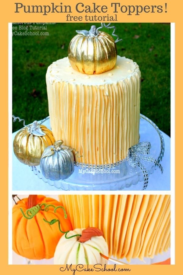 Pumpkin Cake Topper Tutorial