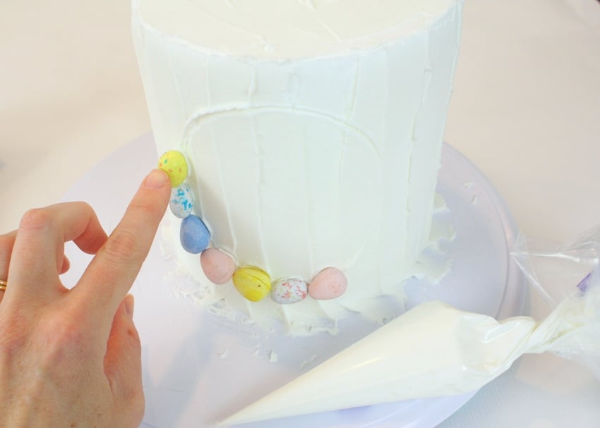 Sweet Easter Wreath Cake Decorating Tutorial by MyCakeSchool.com! Online Cake Tutorials & Recipes!