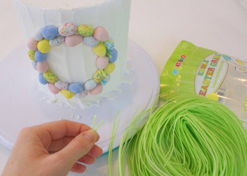 Sweet Easter Wreath Cake Decorating Tutorial by MyCakeSchool.com! Online Cake Tutorials & Recipes!