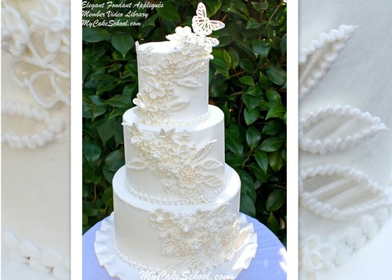 Elegant Fondant Appliques