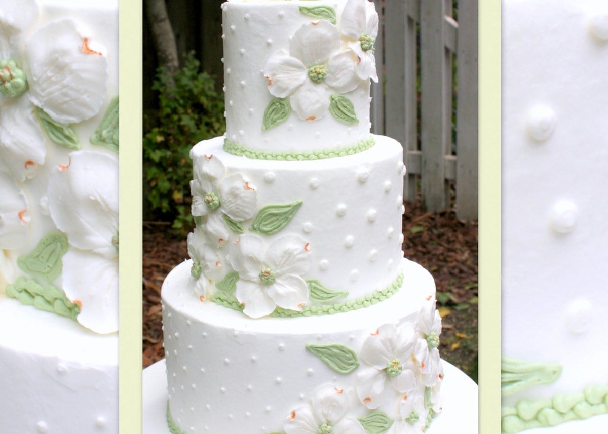 Buttercream Dogwoods Cake Tutorial My Cake School