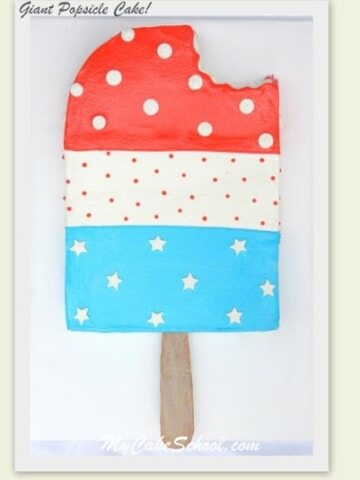 Learn how to make a Popsicle Cake in this MyCakeSchool.com free cake decorating tutorial!