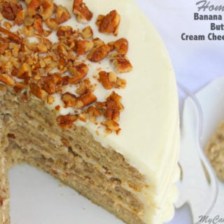 Banana Cream Cake - My Cake School