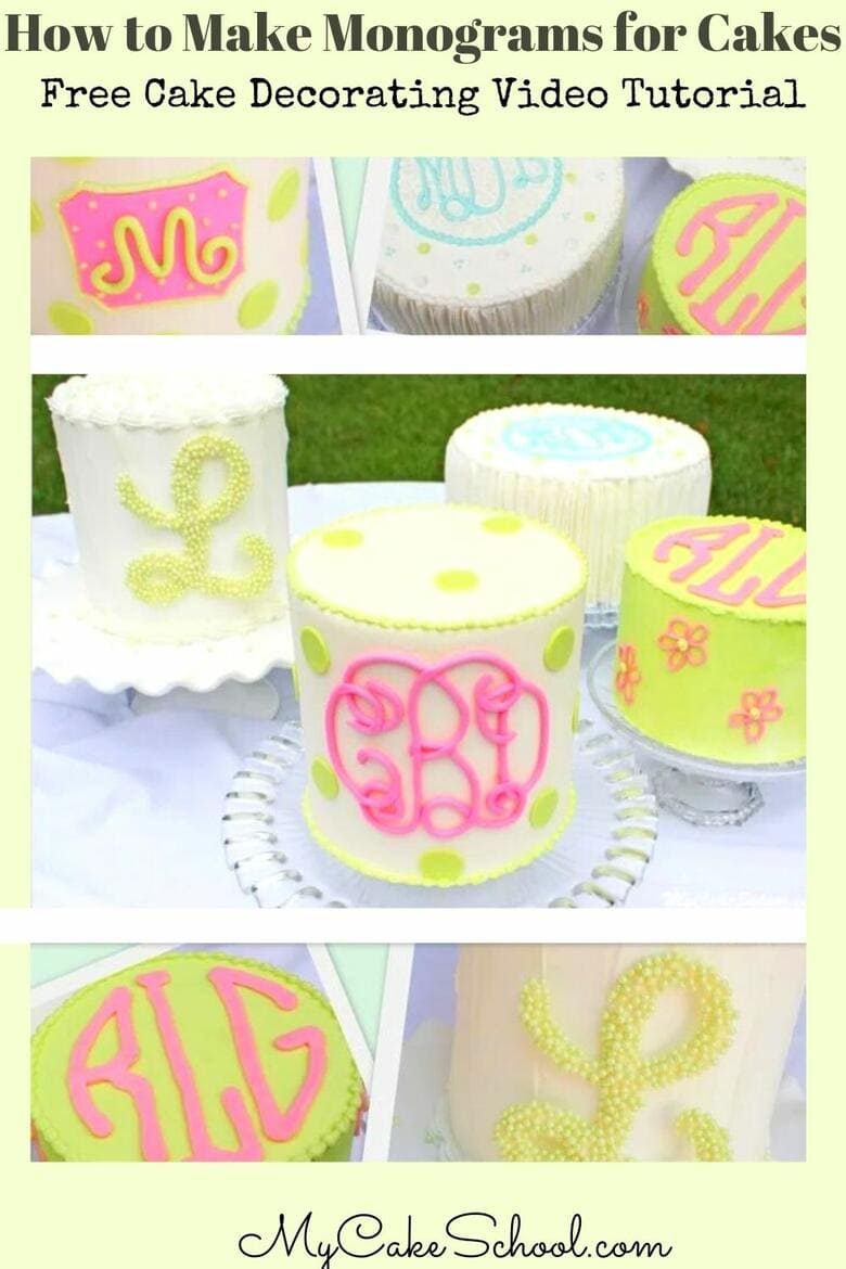 How to Make Monograms for Cakes