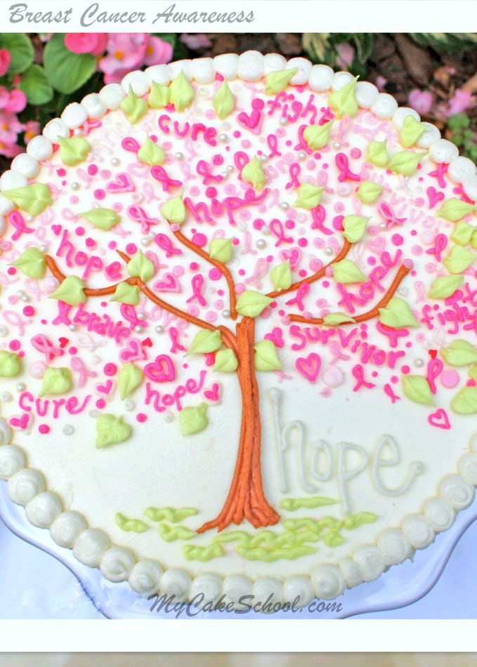 "Tree of Hope" tutorial by MyCakeSchool.com