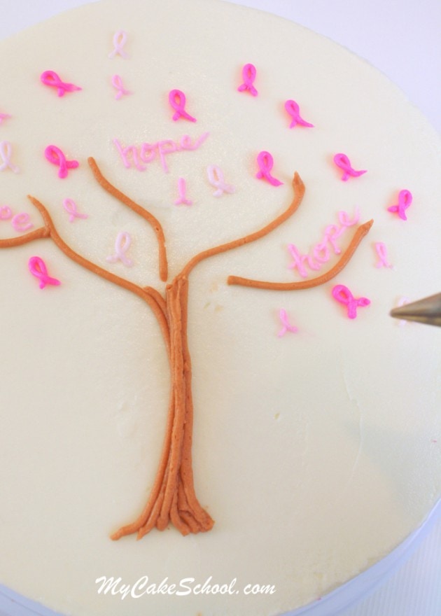 Breast Cancer Awareness~ Blog Tutorial by MyCakeSchool.com