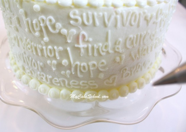 Breast Cancer Awareness~ Blog Tutorial by MyCakeSchool.com