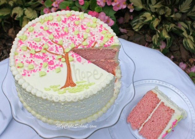 Breast Cancer Awareness~ Blog Tutorial by MyCakeSchool.com