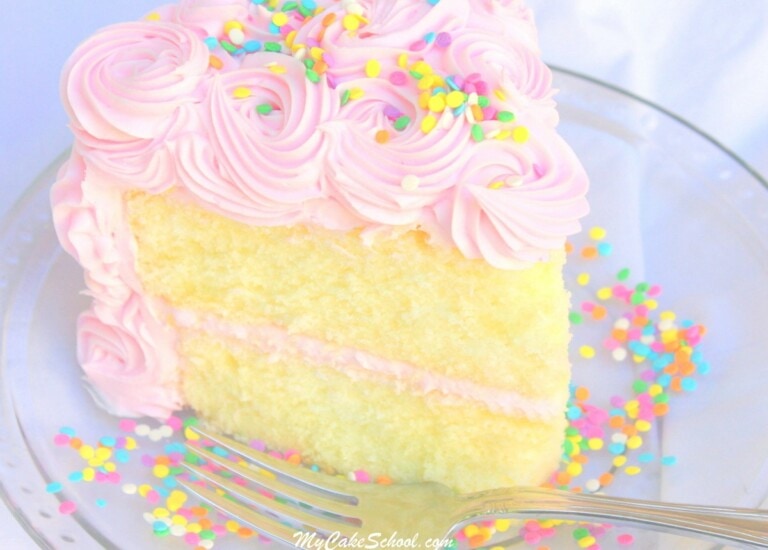 White Almond Sour Cream Cake