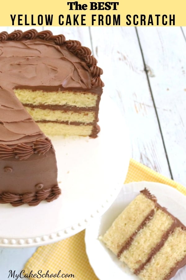Moist and Delicious Yellow Layer Cake from Scratch