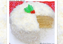 You'll love this moist and flavorful scratch Coconut Cake Recipe by MyCakeSchool.com!