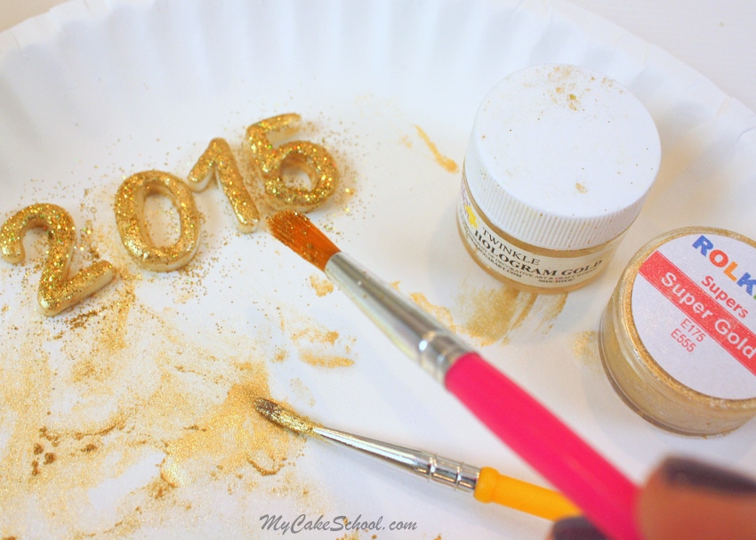 Happy 2015 Tutorial by MyCakeSchool.com