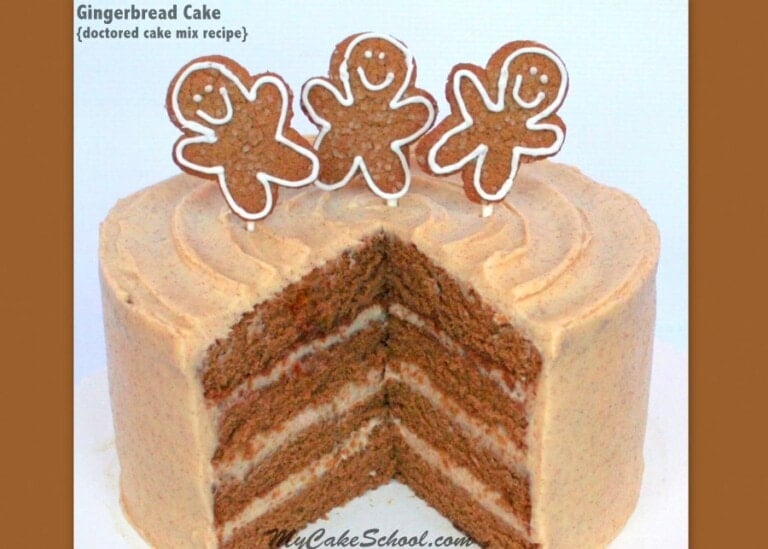 Gingerbread Cake ~ A Doctored Cake Mix Recipe