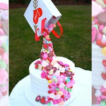 Candy Pour Cake