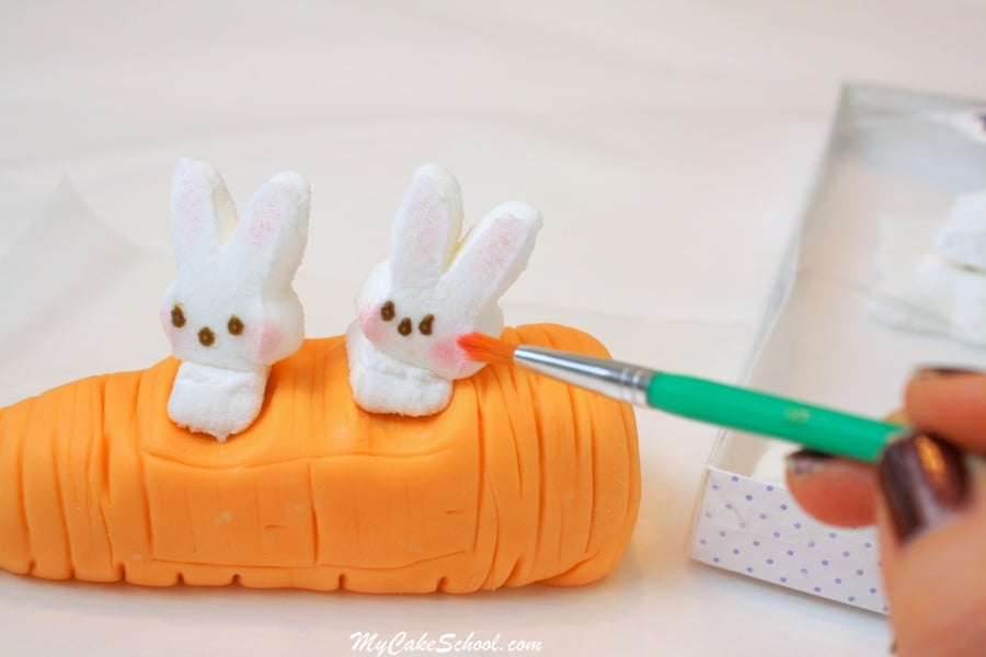 "Rolling with My Peeps!" Cake topper tutorial by MyCakeSchool.com