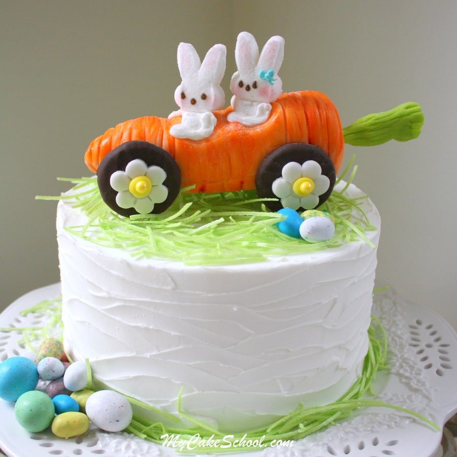 "Rolling with My Peeps!" Cake topper tutorial by MyCakeSchool.com