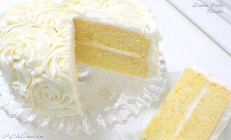 Lemon Cake {A Scratch Recipe}