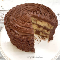 This homemade Marble Cake recipe is the BEST!