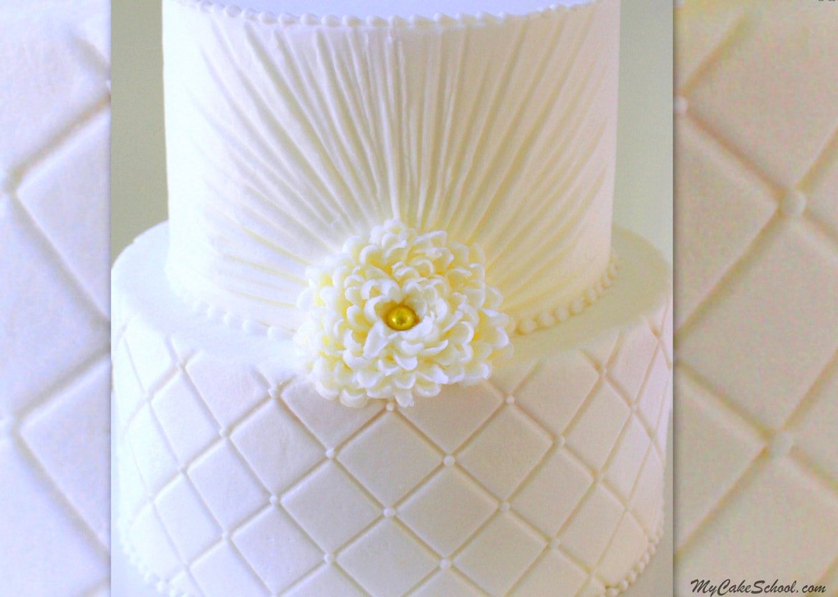 Quilted Buttercream A Video Tutorial My Cake School