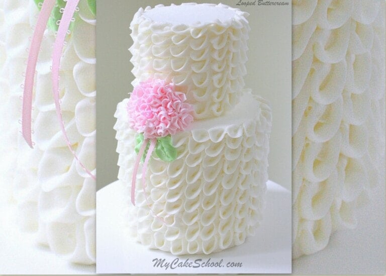 Looped Ribbons of Buttercream with Hydrangea- Video!