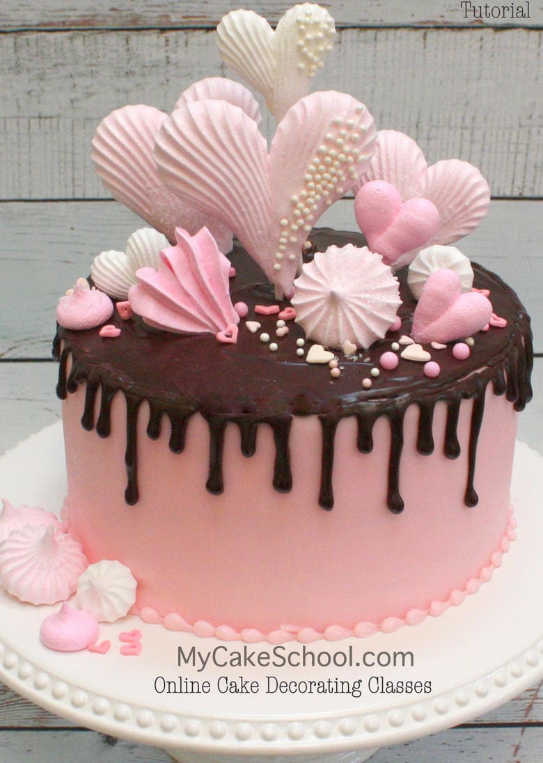 How to Make Meringues and a Chocolate Drip Cake -Video | My Cake School