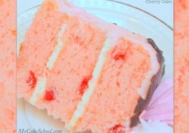 Cherry Cake Recipe from Scratch! Recipe by MyCakeSchool.com. Online cake tutorials, recipes, videos, and more!