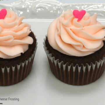 Amazing Cherry Cream Cheese Frosting Recipe by MyCakeSchool.com! We love it with cherry cakes and chocolate cakes! YUM!