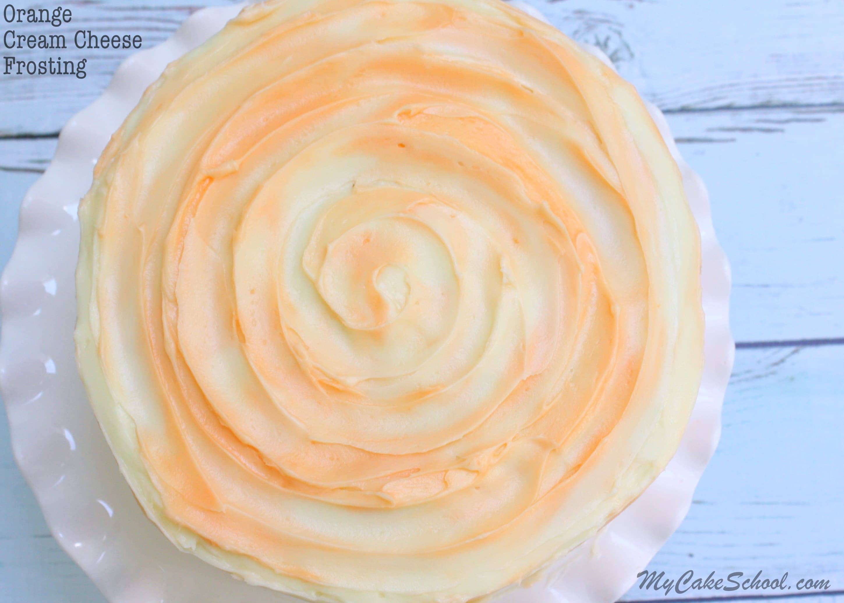 Easy and Delicious Orange Cream Cheese Frosting Recipe! We love this flavorful frosting with citrus cakes, spice cakes, and more!