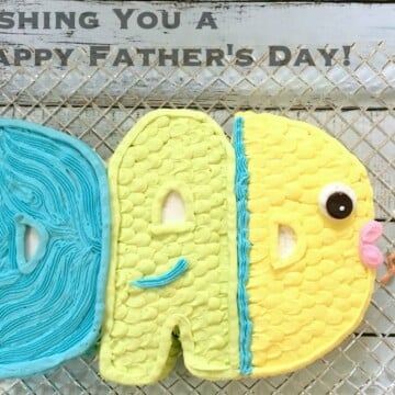 Fishing You a Happy Father's Day! A Fun Fishing Themed Free Cake Video Tutorial by MyCakeSchool.com!