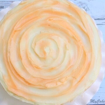 Amazing Orange Cream Cheese Frosting! Recipe by MyCakeSchool.com- Online Cake Decorating Classes & Recipes!