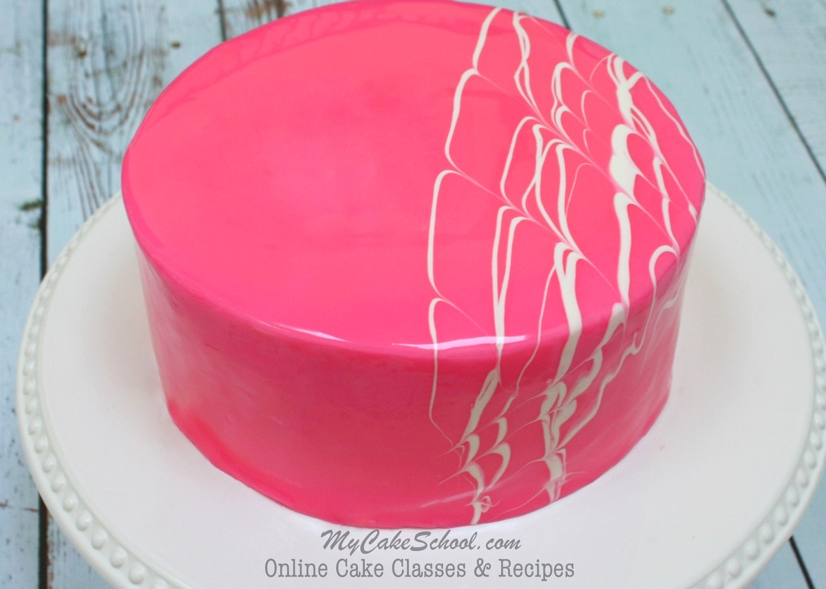 Blue Mirror Glaze Cake Recipe Step By Step Video Tutorial