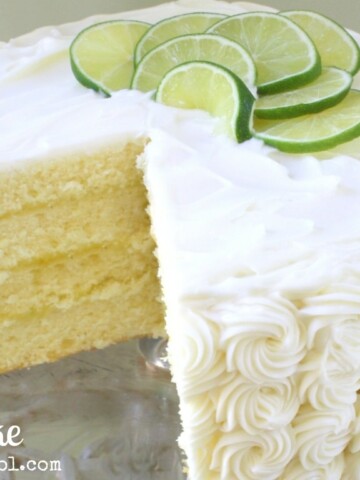 This Lime Cake From Scratch Recipe is the BEST! Wonderful flavor and so moist! Perfect for summertime gatherings!