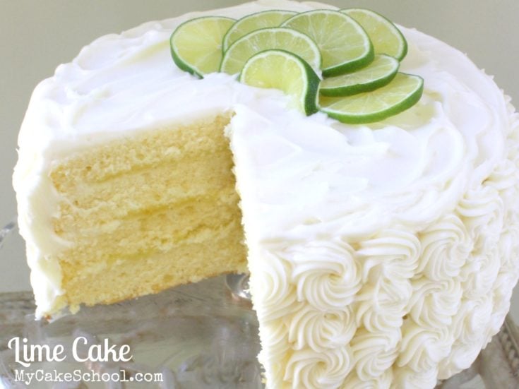 This Lime Cake From Scratch Recipe is the BEST! Wonderful flavor and so moist! Perfect for summertime gatherings!