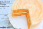 Amazing Orange Dreamsicle Cake Recipe from Scratch! So moist and delicious! MyCakeSchool.com Online Cake Tutorials, Recipes, Videos, and More!