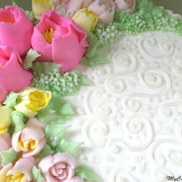 Gorgeous Buttercream Flowers and Russian Piping Tips! Cake Decorating Video Tutorial by MyCakeSchool.com!