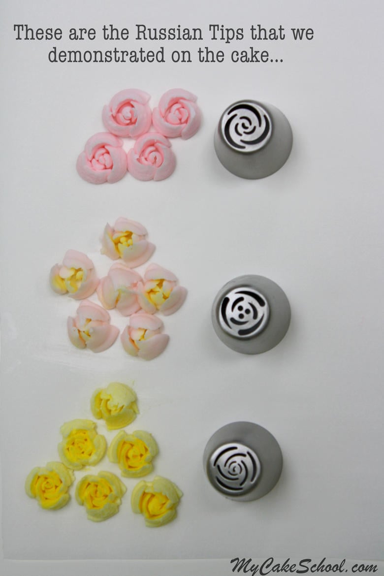 Russian Piping Tips- MyCakeSchool.com Cake Decorating Tutorial!