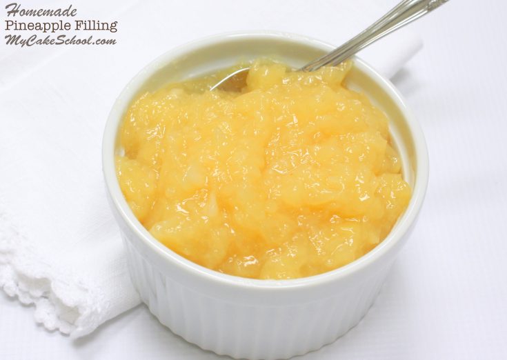 Delicious homemade Pineapple Filling Recipe for Cakes! My Cake School