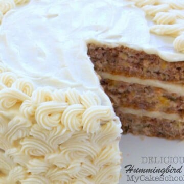 This Scratch Hummingbird Cake is the BEST! So moist and full of flavor!