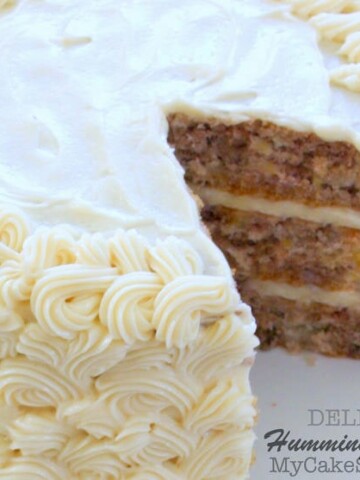 This Scratch Hummingbird Cake is the BEST! So moist and full of flavor!