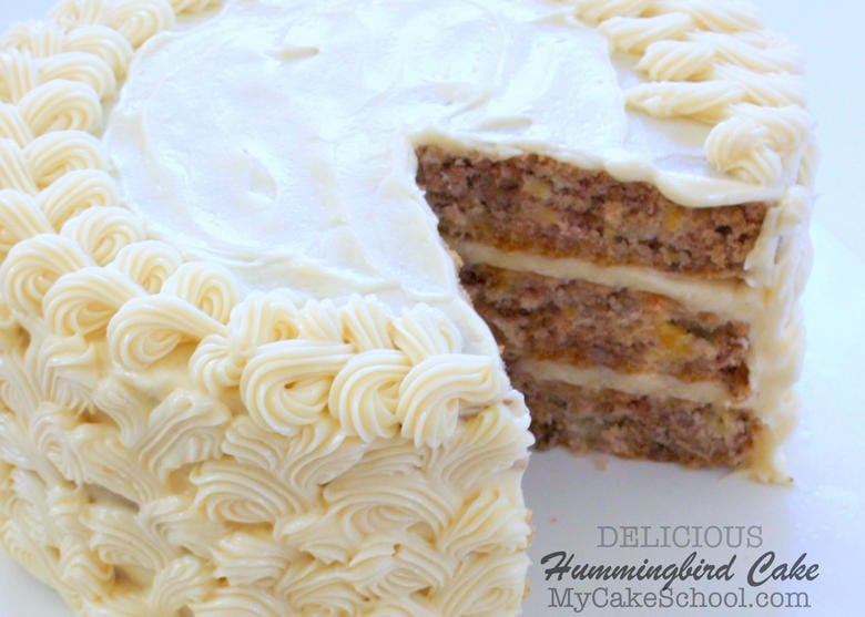 This Scratch Hummingbird Cake is the BEST! So moist and full of flavor! 