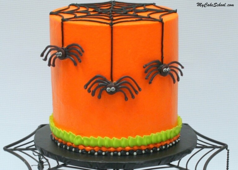 Chocolate Spiders! Free Halloween Cake Video