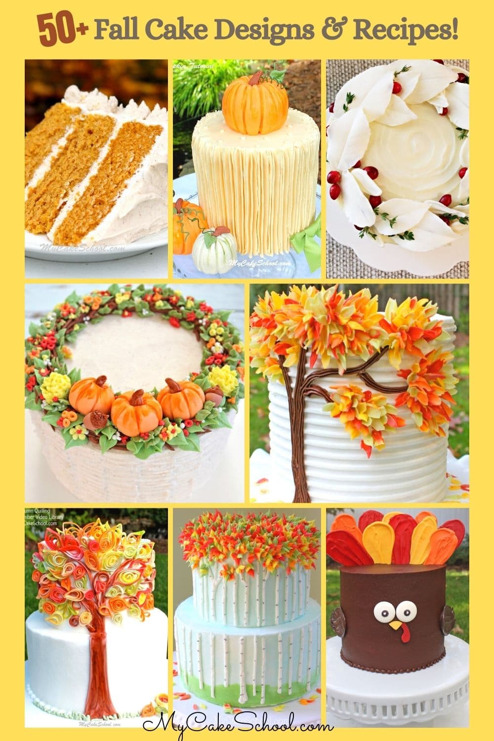 50+ Fall Cake Designs and Recipes-